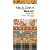 Acorn Lane Washi Tape 5/Pkg
