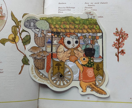 Marika Paz Illustration - Acorn Market Sticker
