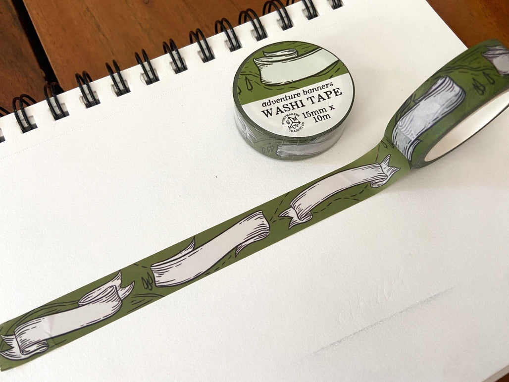 Kingdom of Threads - Adventure Banners Washi Tape
