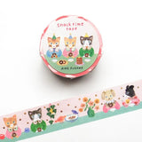 Cozyca Products - Aiko Fukawa Washi Tape - Snack Time

Washi tape by illustrator Aiko Fukawa.
The long-awaited snack time. Animals eating donuts and pancakes are depicted very cutely.&nbsp;Everyone's expressions are also charming. The shiny gold foil stamping is an accent.

20mm wide x 5m long