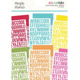 Brights Alpha Sticker Book