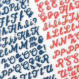 American Crafts Flags And Frills Thickers Stickers 308/Pkg