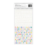 American Crafts Hello Little Girl Thickers Stickers 562/Pkg