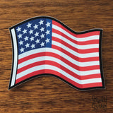 Pegatina de la libertad con la bandera estadounidense
