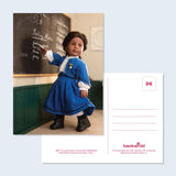 Celebrate American Girl®! This officially licensed postcard set features charming photographs of the iconic Historical Character dolls and their many adventures.

For generations, American Girl® has fostered empathy and imagination in every story. Perfect for sending to a friend or displaying on your wall or desk as an art print, these charming postcards feature delightful photos of American Girl® favorites: Samantha Parkington™, Kit Kittredge™, Molly McIntire™, Kirsten Larson™, Josefina Montoya™, Addy Walk
