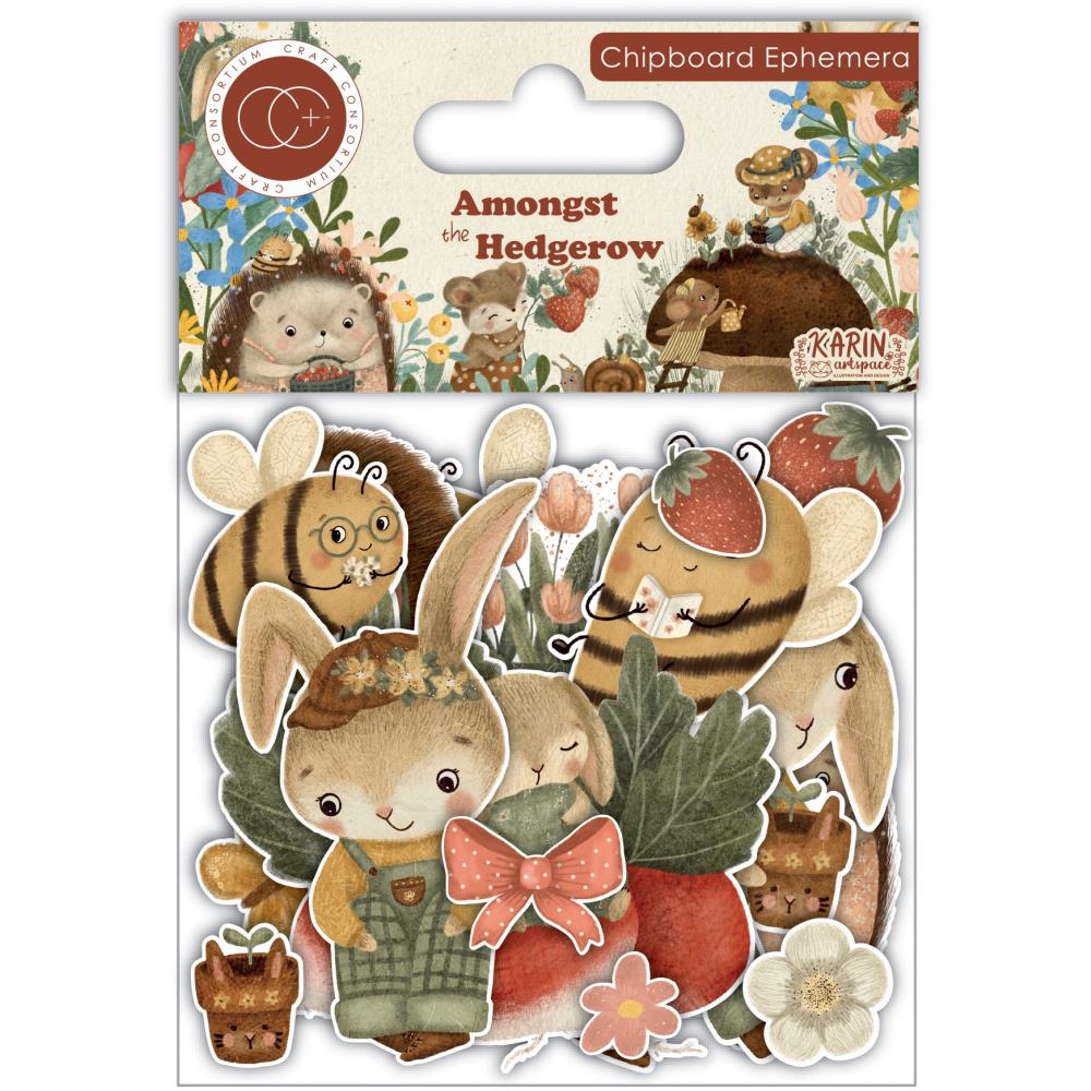 Craft Consortium Chipboard Ephemera - Amongst The Hedgerow (Copy)