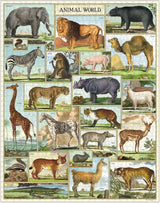 Rompecabezas de 1000 piezas del mundo animal