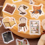 Aozora Flea Market Furniture Shop Flake Sticker
