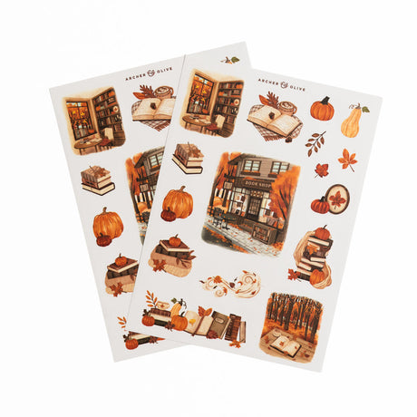 Archer and Olive Sticker Set: Reading Season