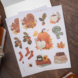 Perfect to add decorative touches to your planners and bullet journals, our high-quality stickers of hand illustrated designs are printed on deluxe matte paper. Each sticker set includes 2 sheets.

Stickers can be super helpful when setting up your monthly or daily bullet journal pages. Use these cute stickers to decorate the pages of your bullet journal, scrapbook, or planner! Plus, our uncoated matte paper stickers are easy to write on with felt tip pens without any smudging. 
