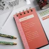 Nurture your creativity with the Flourish Self Care Box, a beautifully curated collection designed with mental wellness in mind. Designed with intention, this box brings together everything you need to begin (or return to) a meaningful creative practice.

Inside you will find: 

A5 Bloom & Grow Notebook: featuring a full cover printed abstract floral design, hand stamped with gold foil accents on a vegan leather cover.

Writing Set: including a 0.5mm Ballpoint Pen and Mechanical Pencil with Eraser, both emb