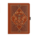 Let your creativity buzz with warmth and intention. The Keeper of the Bees Notebook in Rust blends golden honeybee symbolism with rich, earthy tones, creating a journal that feels both enchanting and grounding. Perfect for capturing ideas, documenting your days, or exploring your imagination—this notebook turns every page into a moment of magic.