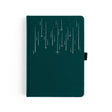 Quiet, expansive, and full of wonder — the Meteor Shower Notebook captures the magic of watching the night sky come alive. A deep, moody cover is scattered with delicate shooting stars, creating a sense of calm movement and cosmic possibility. It’s a notebook made for late-night thoughts, creative sparks, and ideas that arrive like falling stars.