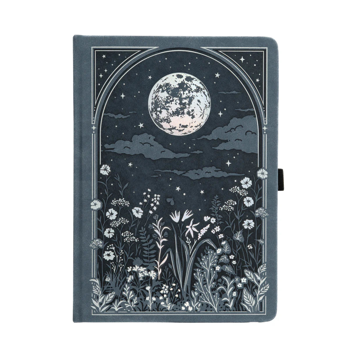 Step into a quiet night where ideas glow like fireflies. The Moonlit Garden Notebook captures the calm of a starry sky framed by wildflowers, inviting you to pause, breathe, and fill each page with inspiration. With soft moonlit tones and delicate detailing, it’s a peaceful companion for journaling, planning, or creative reflection.