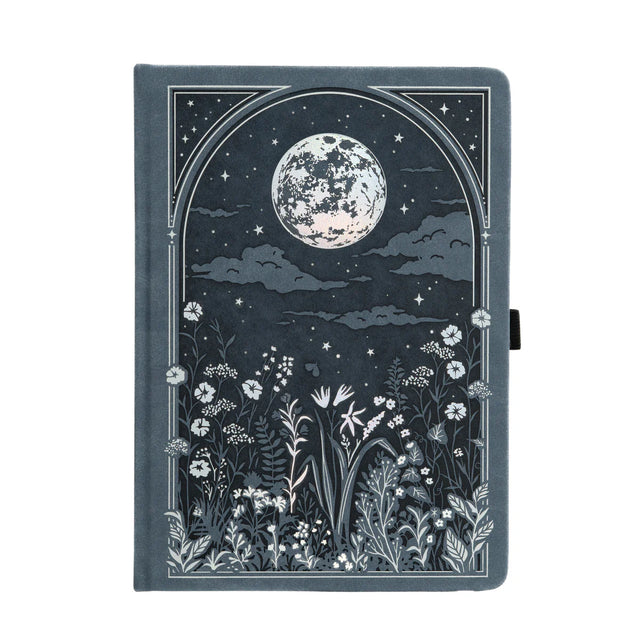 Step into a quiet night where ideas glow like fireflies. The Moonlit Garden Notebook captures the calm of a starry sky framed by wildflowers, inviting you to pause, breathe, and fill each page with inspiration. With soft moonlit tones and delicate detailing, it’s a peaceful companion for journaling, planning, or creative reflection.