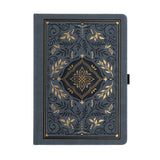 Let your imagination wander into midnight magic. The Storybook Notebook in Navy blends deep, velvety blue tones with ornate gold detailing, creating a journal that feels like an heirloom tale waiting to be written. Whether you're crafting daily reflections or exploring new creative ideas, each page becomes its own enchanting chapter.