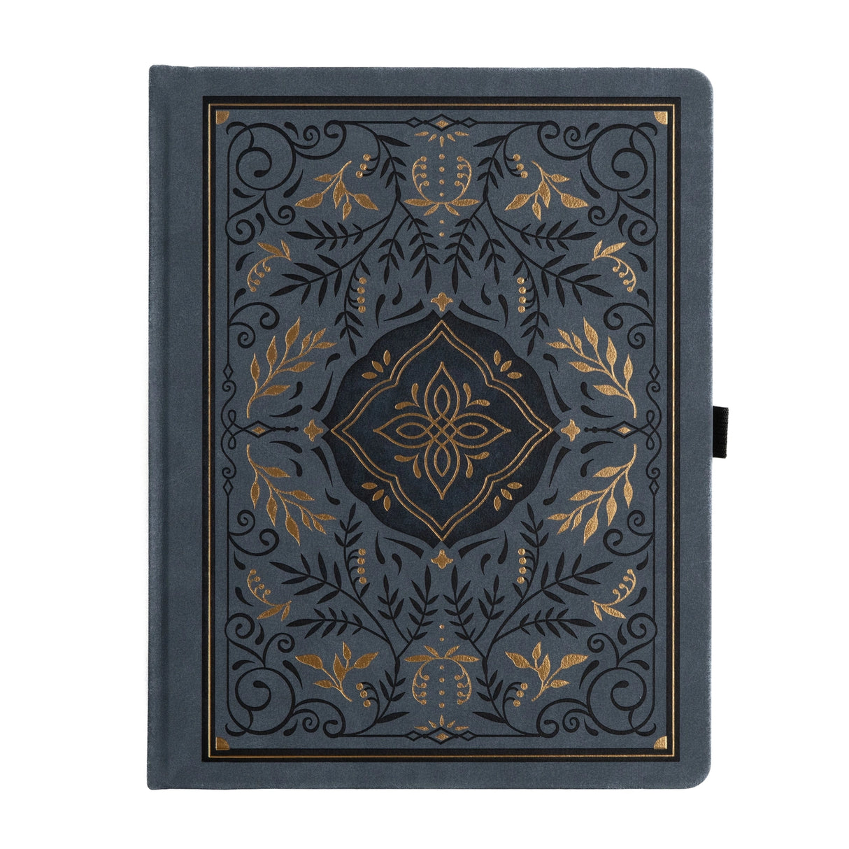 Let your imagination wander into midnight magic. The Storybook Notebook in Navy blends deep, velvety blue tones with ornate gold detailing, creating a journal that feels like an heirloom tale waiting to be written. Whether you're crafting daily reflections or exploring new creative ideas, each page becomes its own enchanting chapter.