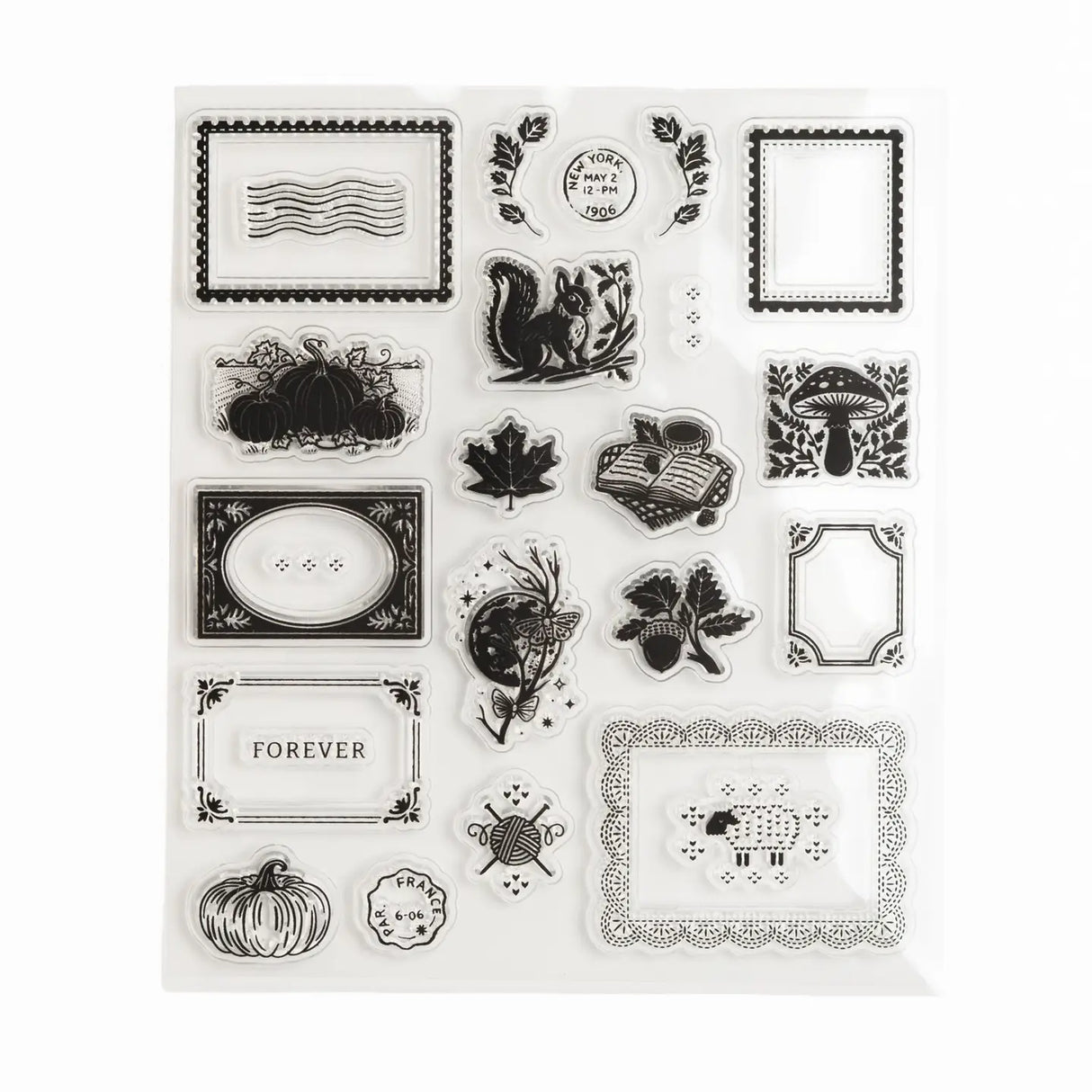 Archer and Olive Acrylic Stamps: Quiet Corners