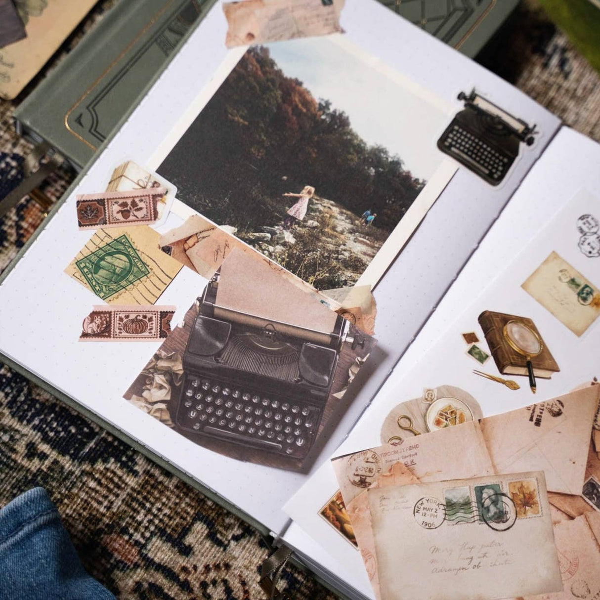 Archer and Olive - Quiet Corners Collage Paper Book