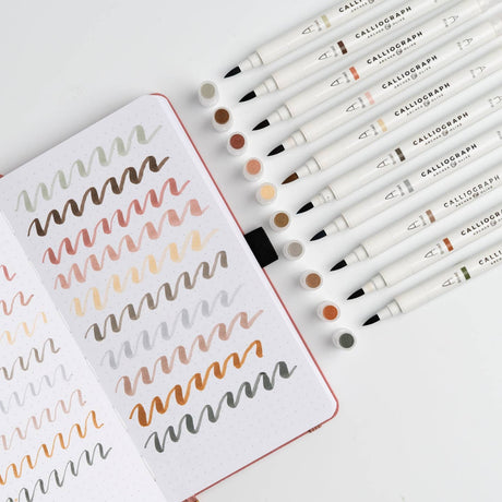 Archer and Olive - Quiet Corners | Set of 10 Calliograph Pens