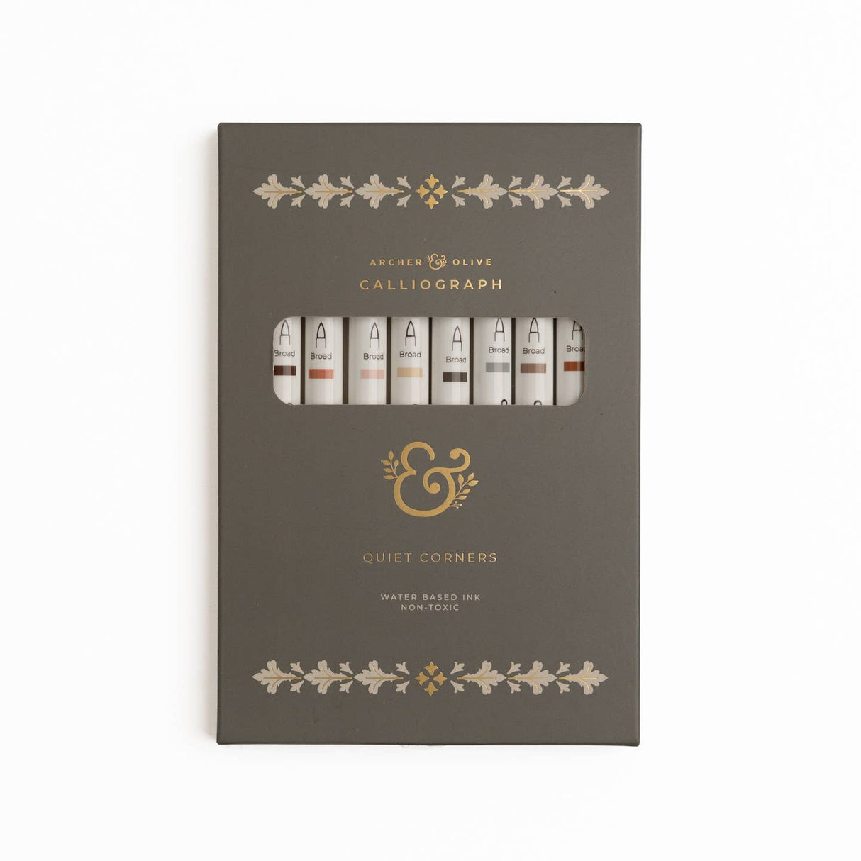 Archer and Olive - Quiet Corners | Set of 10 Calliograph Pens