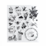 Bring together some of Archer &amp; Olive’s most-loved designs with the Favorite Icons Stamp Set.

This curated collection features a charming mix of icons from past stamp collections including florals, bees, birds, bicycles, hot air balloons, woodland creatures, and more making it perfect for adding whimsical accents, decorative borders, and creative details to your journal, planner, cards, and paper crafts.