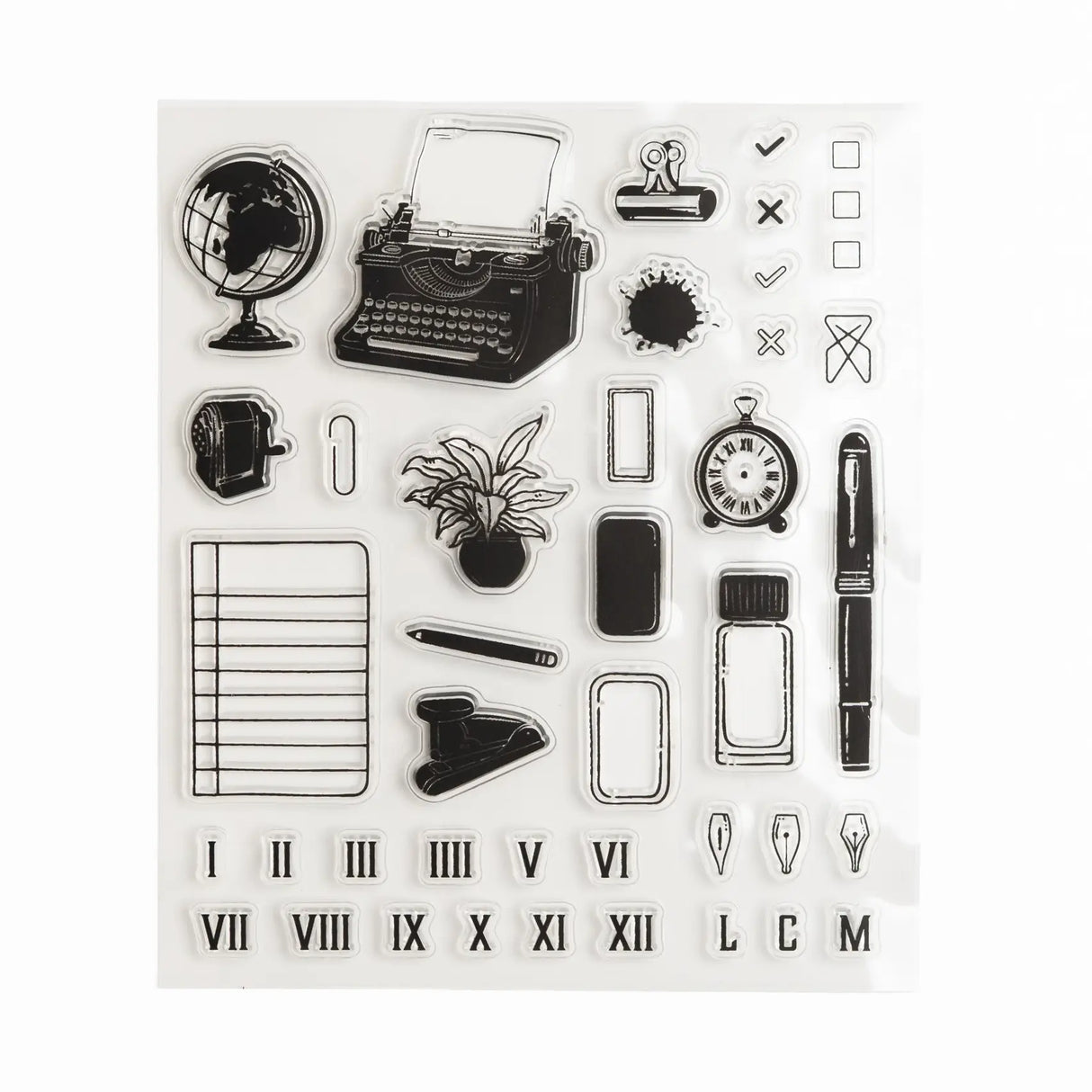 Archer and Olive Acrylic Stamps: The Writer's Desk