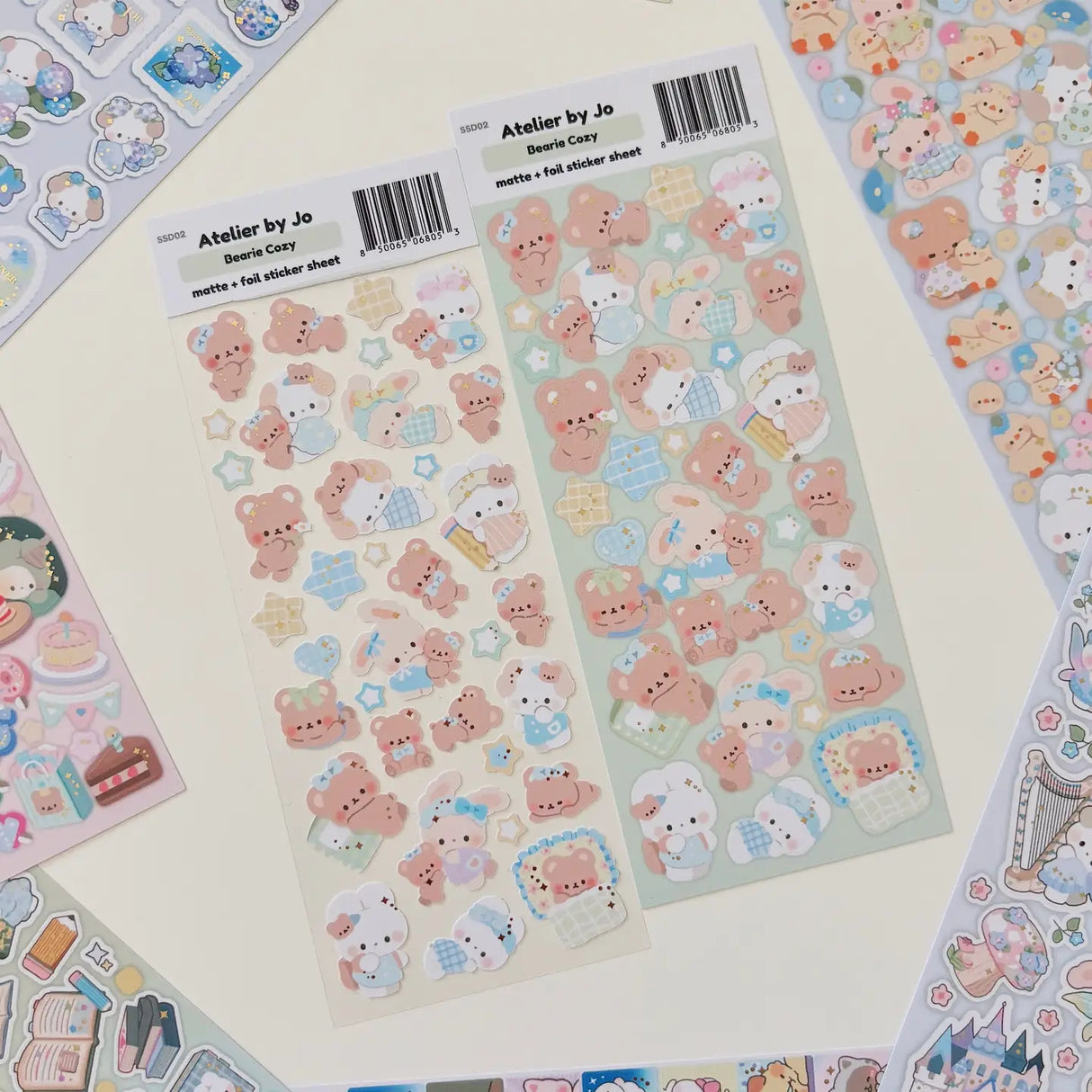 Atelier by Jo - Bearie Cozy Sticker Sheet