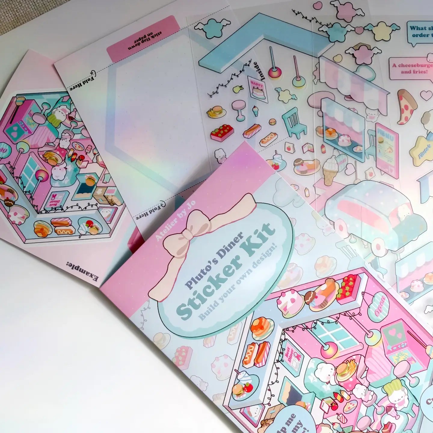 Add a touch of playful dimension to your journals and planners with our Build-Your-Own Scene Kits. Designed for creative storytellers, each kit lets you construct a charming 3D flip scene — choose from a cozy café, classic diner, or dreamy bedroom setting. Perfect for junk journaling, planners, and bullet journals, these kits bring your spreads to life with interactive layers and delightful details. Everything you need is included, making it easy to build, play, and display.&nbsp;

Product Specifications

O