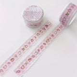 Add a delicate touch to your journal spreads with this Pink Lace Diecut Foil Washi Tape! Featuring soft pink lace-inspired details and shimmering foil accents, this tape is perfect for decorating planners, scrapbooks, happy mail, and cozy stationery setups.

Product details:

20 mm x 5 m