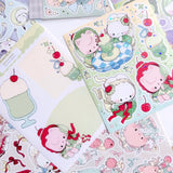 Introducing larger stickers to be the center of focus in your journal spreads! These detailed, illustrated stickers will add a cozy flair to any journal.

Product details:

135 mm x 160 mm sticker sheet.
Matte with Foil
135 mm x 180 mm memo sticker sheet backing - writable.