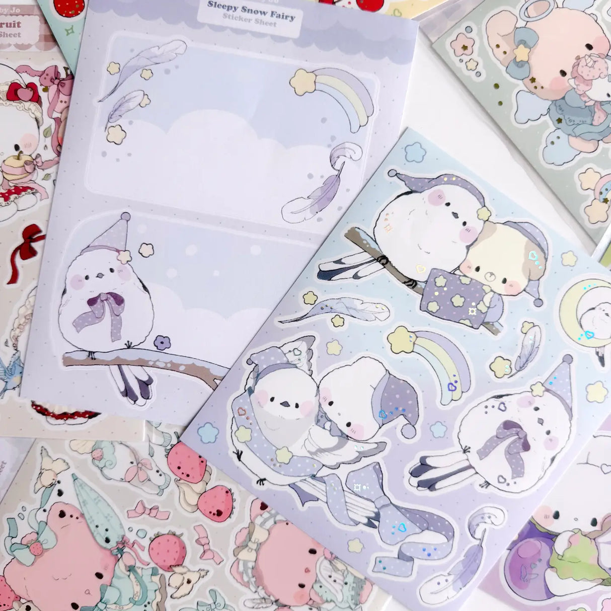 Introducing larger stickers to be the center of focus in your journal spreads! These detailed, illustrated stickers will add a cozy flair to any journal.

Product details:

135 mm x 160 mm sticker sheet.
Matte with Foil
135 mm x 180 mm memo sticker sheet backing - writable.