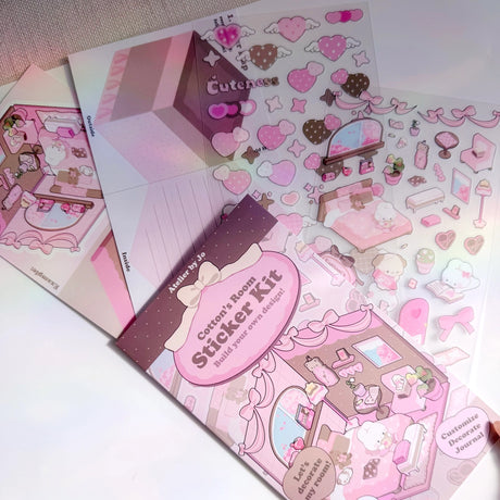 Add a touch of playful dimension to your journals and planners with our Build-Your-Own Scene Kits. Designed for creative storytellers, each kit lets you construct a charming 3D flip scene — choose from a cozy café, classic diner, or dreamy bedroom setting.