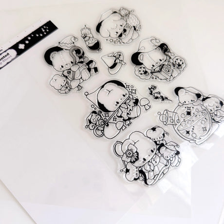 Introducing stamps that are easy to remove, clean, and store! Perfect for adding a finishing touch to your journal without adding bulk. Recommended to use in parallel with acrylic stamp blocks.