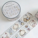 Two new washi tapes to add to your collection, these designs will definitely add a cozy and vintage vibe to any journal spread. Choose between the strawberry pink and the vintage blue cuddly portraits!

Product details:

20 mm x 10 m
Washi Material