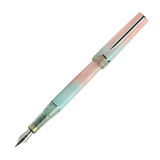 BENU presents the newest Haute Collection — a line of elegant, fashion-inspired pens that blend classic charm with bold, modern flair. The designs include both subtle and vibrant styles, showcasing BENU’s signature glitter and color artistry. Each pen features a faceted body with alternating wide and slender facets, complemented by either gold-plated or chrome-plated trims for a sleek, timeless look.

Soft shades of rose and mint melt together in Perle, accented by a sparkling band. As fresh as spring light