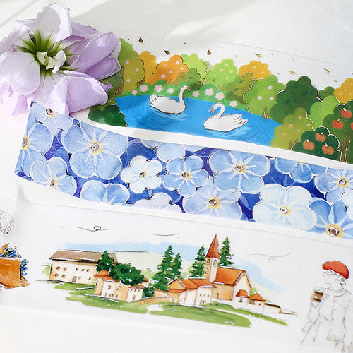 Cinta adhesiva washi con recuerdos de viajes