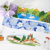 Cinta adhesiva washi con recuerdos de viajes