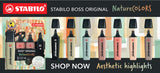 Rotuladores fluorescentes STABILO NatureCOLORS - Paquete de 8 