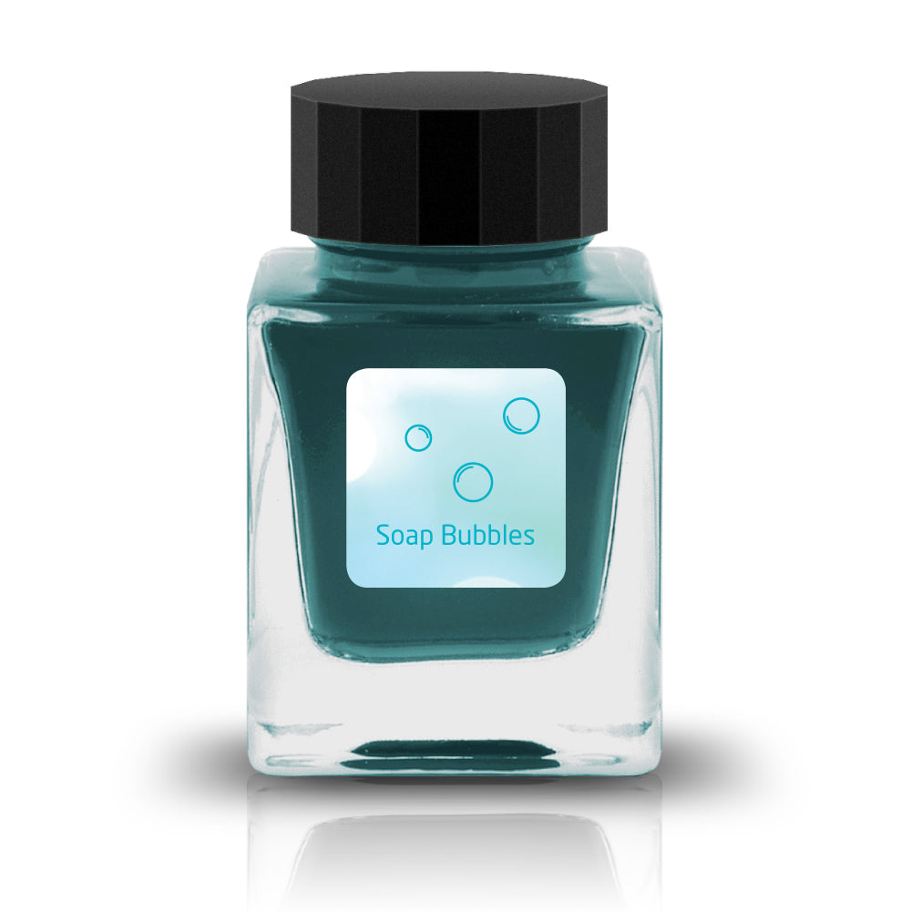 Soap Bubbles Ink

The Breeze Symphony Collection is an extension of the Sayaka ink in the Fixation Collection. This collection symbolizes the breeze on a spring day.

RGB: 91, 195, 201
Turquoise

30ml

Shimmering