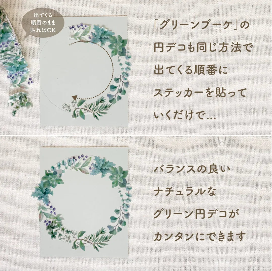 BANDE's popular patterns is back in print! Each time you flip through each page, various types of greens appear. If you stick it along the borders of your notebook or notebook, you can create a decoration that will make you smile, as if you are gathered on a perch.
Also a gift for bird lovers.