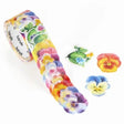 BANDE's popular patterns is back in print! Appearing in the early days of BANDE, this flower sticker combines brightly colored pansies with small flowers. If you stick it along the borders of your notebook or notebook, you can create a decoration that will make you smile, as if you are gathered on a perch.