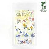 BANDE's popular patterns is back in print! The small flowers blooming in the forest can be placed on a card or planner, adding embroidered floral accents. If you stick it along the borders of your notebook or notebook, you can create a decoration that will make you smile, as if you are gathered on a perch.