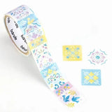 BANDE's popular patterns is back in print! The sweet pink color, as if sprinkled with sugar, and the accent blue are the highlights.
Pairs perfectly with cute stickers and masking tape ♪, allowing for a
softly sweet decoration. If you stick it along the borders of your notebook or notebook, you can create a decoration that will make you smile.