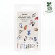 In the place where the people who live in that notebook live, a large number of animals gather! Mr. Hirasawa, who has experience living with cats, draws a cat in the "cat there is" pose. Free-spirited cats live in notebooks and calendars.
Enjoy every day full of cats!


Product size: Roll sticker Height 15mm x Width 11 mm
Pattern types: 26 patterns
Number of sheets: 150 sheets
Packaging size: Height 125mm x Width 68mm x Depth 48mm