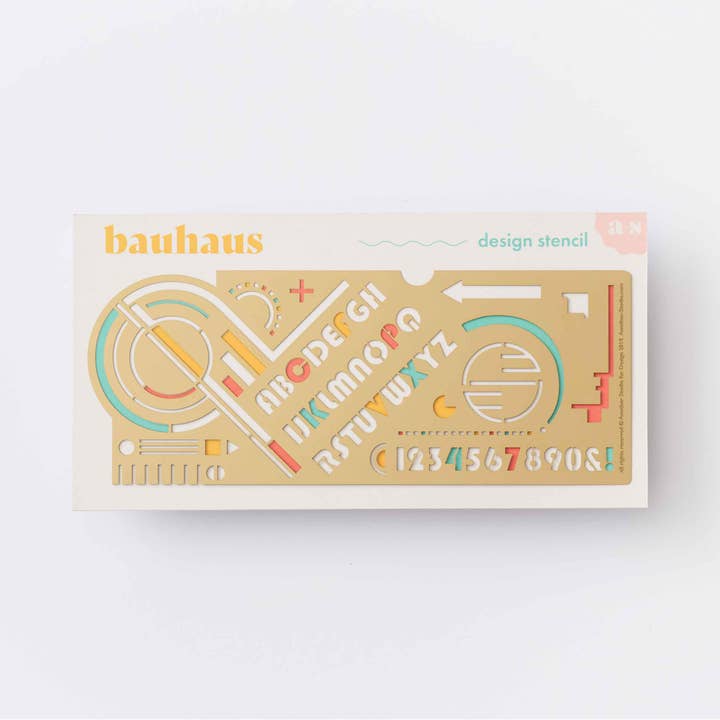 Bauhaus, Design & Craft Drawing Stencil