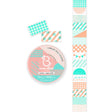 Easy-to-use colors and patterns in "Lunlun / Sugar Pink" design made by Baum Deco! Convenient size for decorating titles or adding accents onto your journal or letters. Use them however you like. Stamp them, add text, or add a little fun. They can also be used to seal letters and envelopes, or to decorate your planner. Fold them in half to use as index stickers or write or stamp them. Each pack contains 1,000 stickers with the same design, making them ideal for business use or sharing.