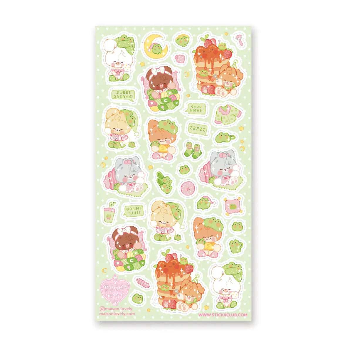 STICKII - Bedtime Bears Sticker Sheet