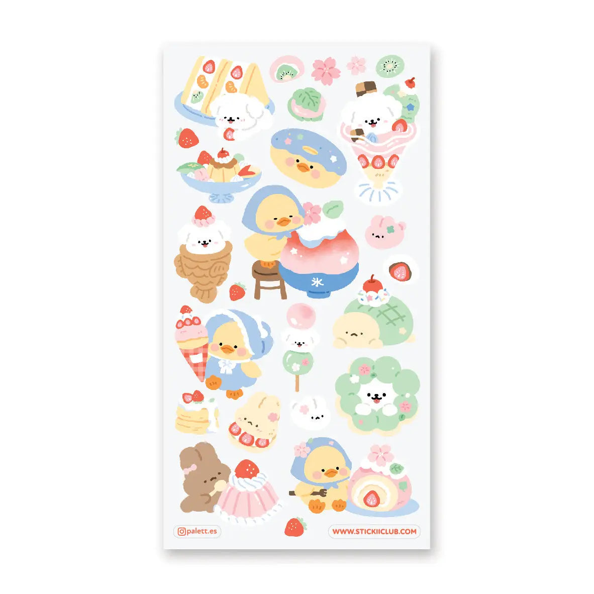 STICKII - Berry Sweet Friends Sticker Sheet