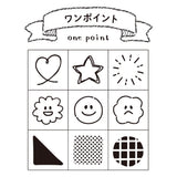 
These cute, mini-size rubber stamps are perfect for decorating your planner, notebook, journal or calendar to mark events of the day. Each set includes 9 stamps in a protective clear acrylic case, making them easy to carry around with you.



[ A design for a notebook or a diary ].
Set of 9 patterns that can be used in daily life such as vacuum cleaners, piggy banks, etc.
Use them in accordance with your schedule or as a point of reference... Various ways to use them!

Includes 1 set of stamp, total 9 mini